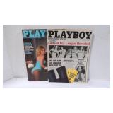 2Vintage Late-1970's 'Playboy' Magazines