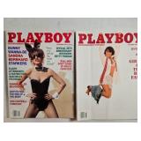 2 Playboy magazines; September & October 1992