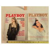 2 Playboy magazines; September & October 1985