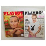 2 Playboy magazines; December 1994 & January 1995