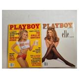 2 Playboy magazines; April & May 1994