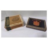 Vintage Pollack's & Punch Cigar Cardboard Boxes w/
