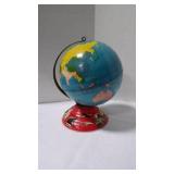 Vintage Lithograph Spinning Desktop 'World Globe'