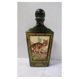 Vintage 1982 Jim Beam Gray Fox Whiskey Decanter