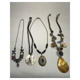 4 Fashion Jewelry Necklaces most 16'