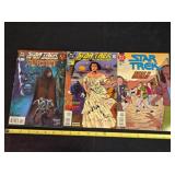 3 Vintage DC Comics Star Trek comic books