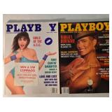 2 Playboy magazines; April & May 1990