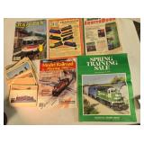 Model train entusiasts magazines & cards