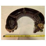 Weiner dog ceramic relish tray