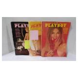 Three Vintage Early-1970's 'Playboy' Magazines
