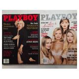 2 Playboy magazines; January & February 1997