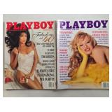 2 Playboy magazines; February & March 1995