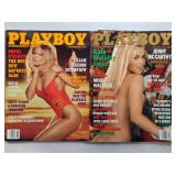 2 Playboy magazines; November & December 1996