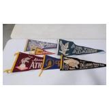 1950's-1970's Felt Souvenir Sports Pennants