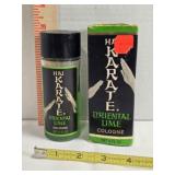 Vintage Hai Karate Oriental Lime Cologne, 1/2 full