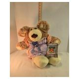 Hattie Furskin stuffed bear