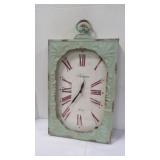 Shabby Chic Antique-Style Metal Wall Clock