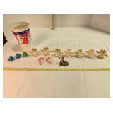 Earnest Mftg promo items; Model train stop sign