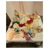 Box of cotton doilies