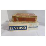 Vintage Cardboard Boxes of Different Brand Cigars