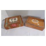 Vintage Cardboard Boxes of Different Brand Cigars