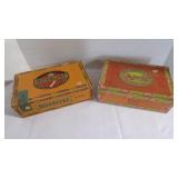 Vintage Cardboard Boxes of Different Brand Cigars