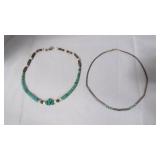 2 Traditional Southwestern Beaded Necklaces
