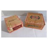 Vintage Cardboard Boxes of Different Brand Cigars