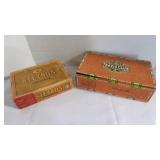 Vintage Cardboard Boxes of Different Brand Cigars