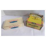 Vintage Cardboard Boxes of Different Brand Cigars