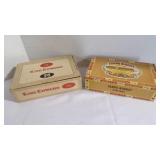 Vintage Cardboard Boxes of Different Brand Cigars