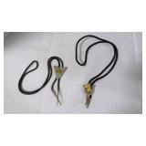 Vintage Classic American Western Corded Bolo Ties