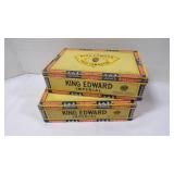 Vintage Boxes of 'King Edward' Imperial Cigars w/