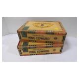 Vintage Boxes of 'King Edward' Imperial Cigars w/