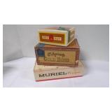 Vintage Muriel, Red Dot & Walgreen's Cigar Boxes