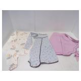 3 Vintage Half Aprons - Some Holes SEE PICS