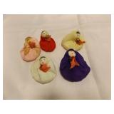 5 Japanese Otedama Baby Dolls