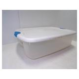 Single 35 Quart Storage Tub w/Locking Lid