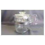 Vintage Pyrex Flameware Glass Coffee Percolator