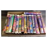 Nostalgic Collection of Animated Movies on VHS