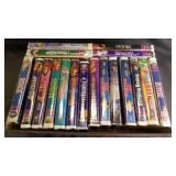 Nostalgic Collection of Animated Movies on VHS