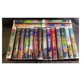Nostalgic Collection of Animated Movies on VHS