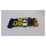 6 Vintage & Modern Die-Cast Toy Trucks & Off