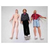 3 Ken Barbie Dolls