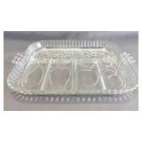 Vintage Indiana Glass 5-Divided Veggie/Fruit Tray