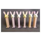 6 Vintage Assorted Character PEZ Candy Dispensers