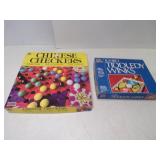 2 Vintage Board Games - Jumbo Tiddledy Winks &