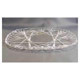Vintage Mikasa Roxborough Crystal Serving Tray