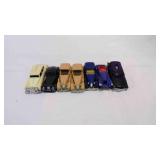 7 Vintage Die-Cast Classic Car Toy Vehicles