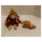Ty Beanie Babies - Sweetheart The Orangutan -